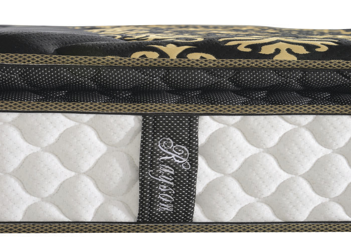 Anti - Dust Pillow Top Bonnell Spring And Memory Foam Mattress , ISPA