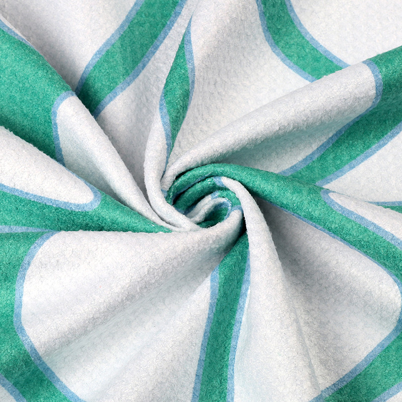 Patterned Beach Basketball Sweat Towels Sand Free Microfiber Cooling Rags For Sports