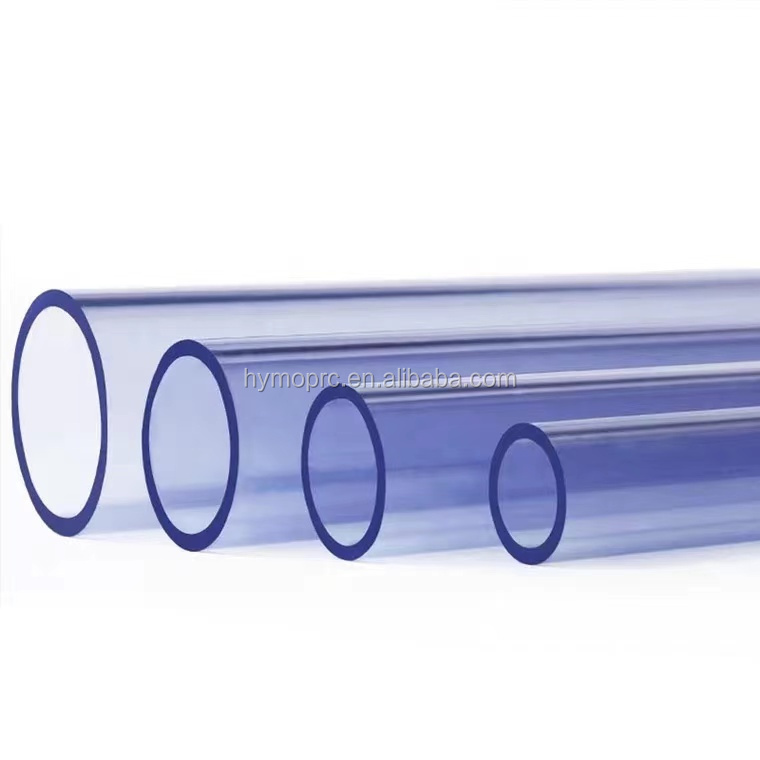 1/2"-12" Schedule 40 PVC Water Pipe Qualified Clear with Glue Connection