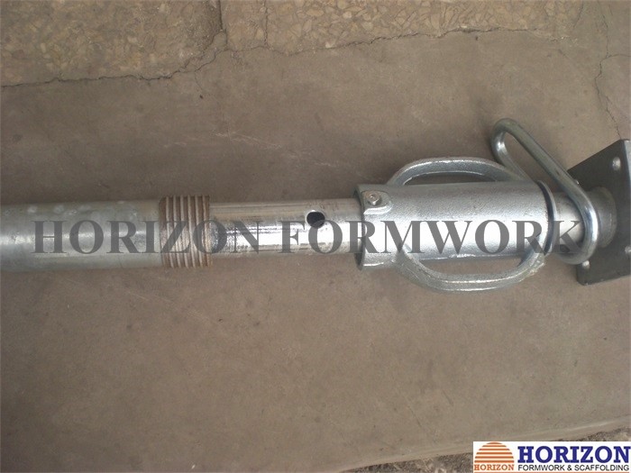 Steel Adjustable Builders Props Wide Height Range With Cast Iron Sleeve Nut