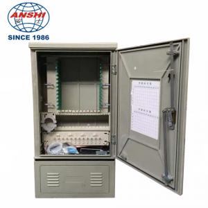 China Outdoor 576 Cores Optical Fiber Cross Connect Cabinet SMC fiber optic box junction box ODF fiber box on sale