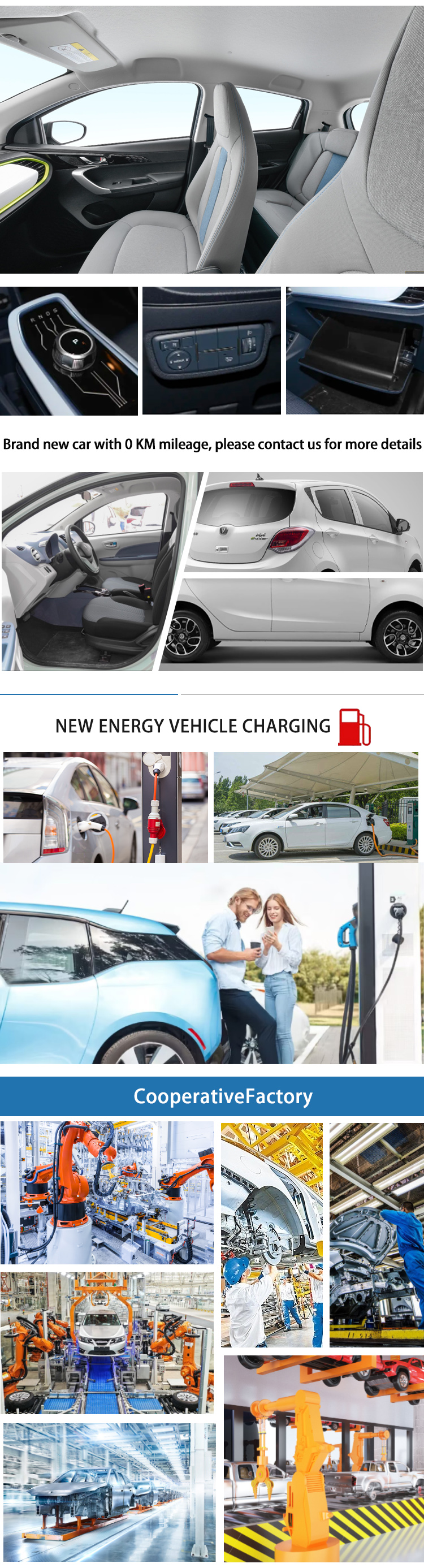Modern Changan Used Car Sleek Design 100% Electric Vehicle Mini