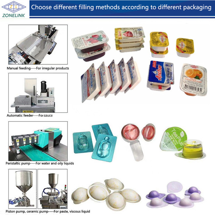 Electric Blister Packaging Machine For Jam Peanut Butter Liquid