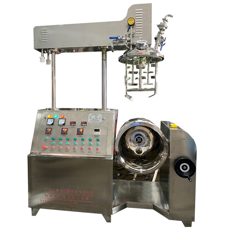 50L-3000L cosmetic mixer vacuum homogenizer emulsifier toothpaste making machine production line