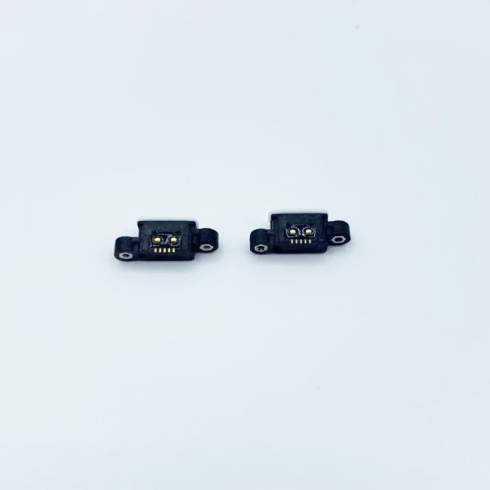 Waterproof Micro USB AB Type Female Right Angle SMT With Screw Hole Connector IP67