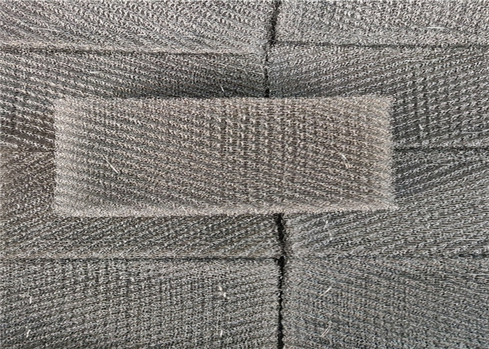 Aluminum Knitted Wire Mesh Customized Width 25cm - 30cm Filter Screen Mesh