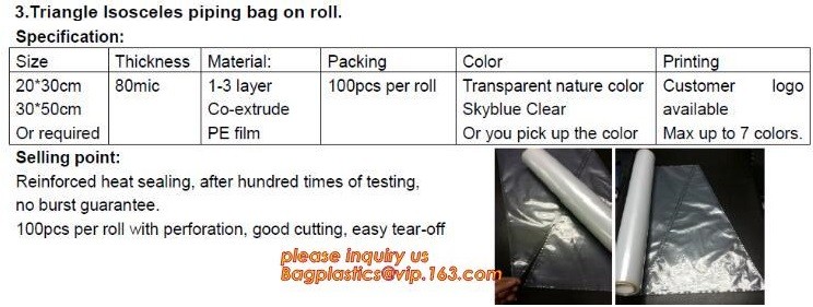 PE Plastic Icing Piping Cake Decorating Pastry Bag Candy Making Bags, Cake Cream, Decorating, Pastry Bags, Piping, Pastr