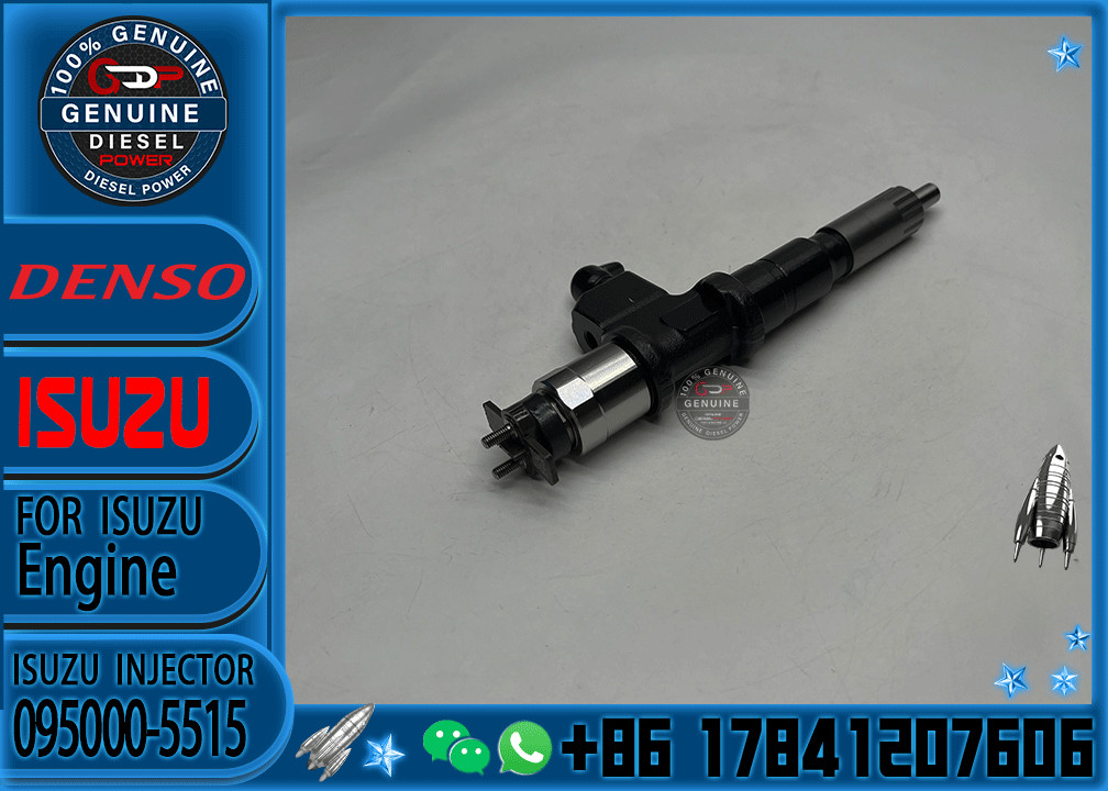 High Quality Common Rail Injector 095000-5515 095000-5516 095000-5517 for 6WF1 6WG1 Diesel Nozzle