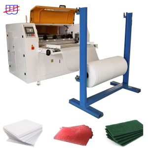 Fully Automatic PLC Control Cross Cutter for PE EPE EVA Foam Roll Sheet Cutting