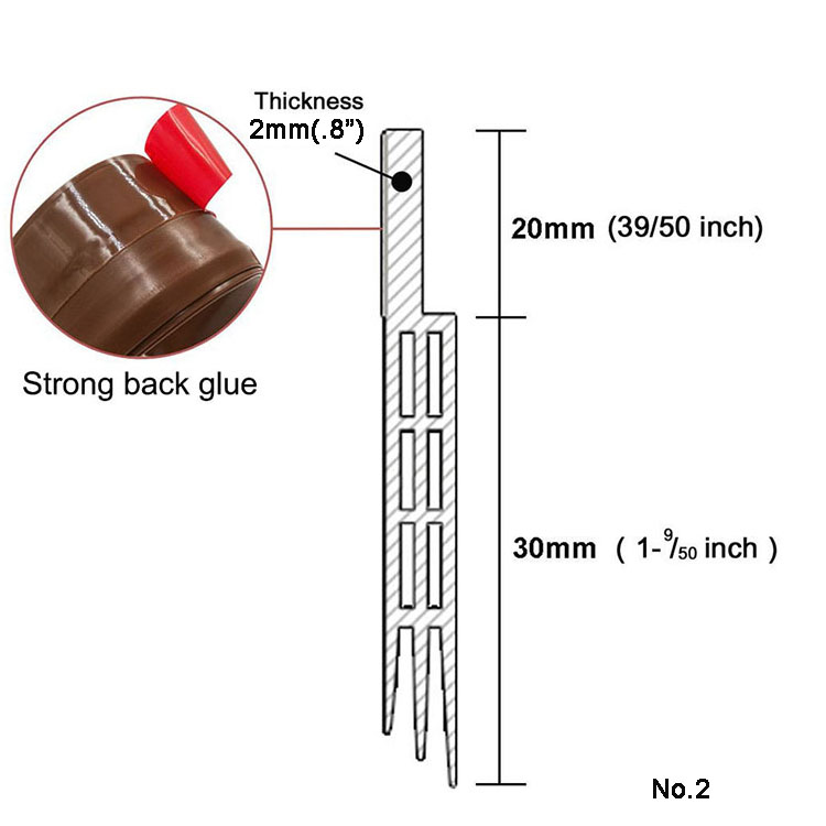 Interior Wooden Doors Seal Strip Door Sweep Draft Stopper with Adhesive Tape Extrusion