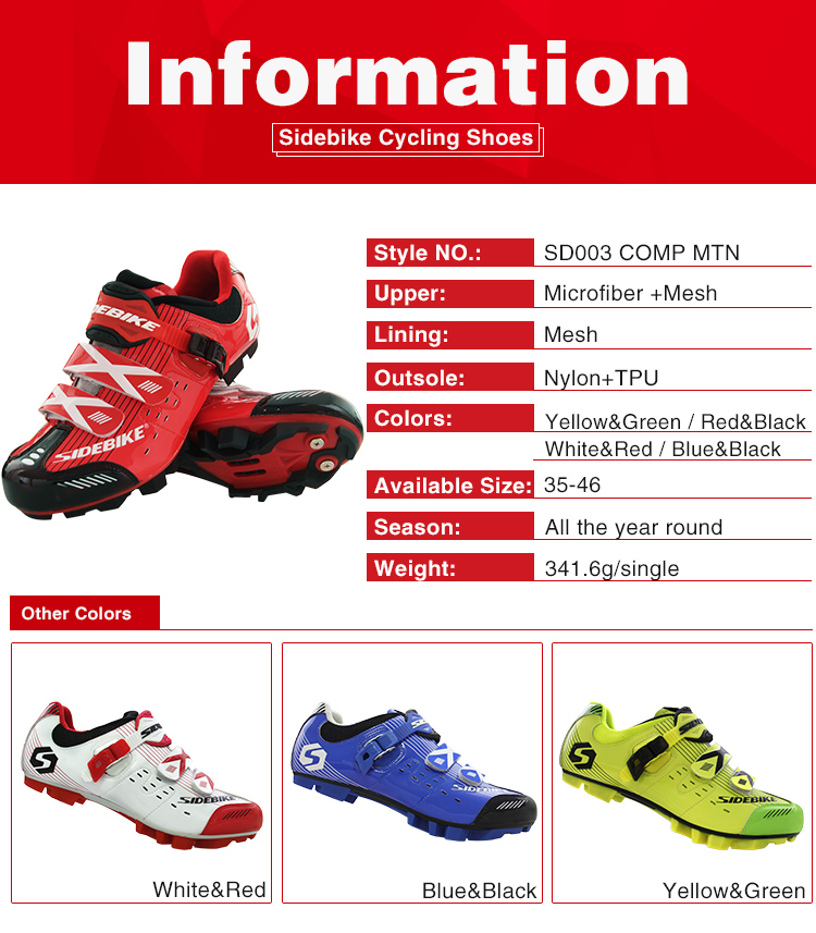 Shockproof Mens SPD Cycling Shoes Water Resistant Anti - Collision Design