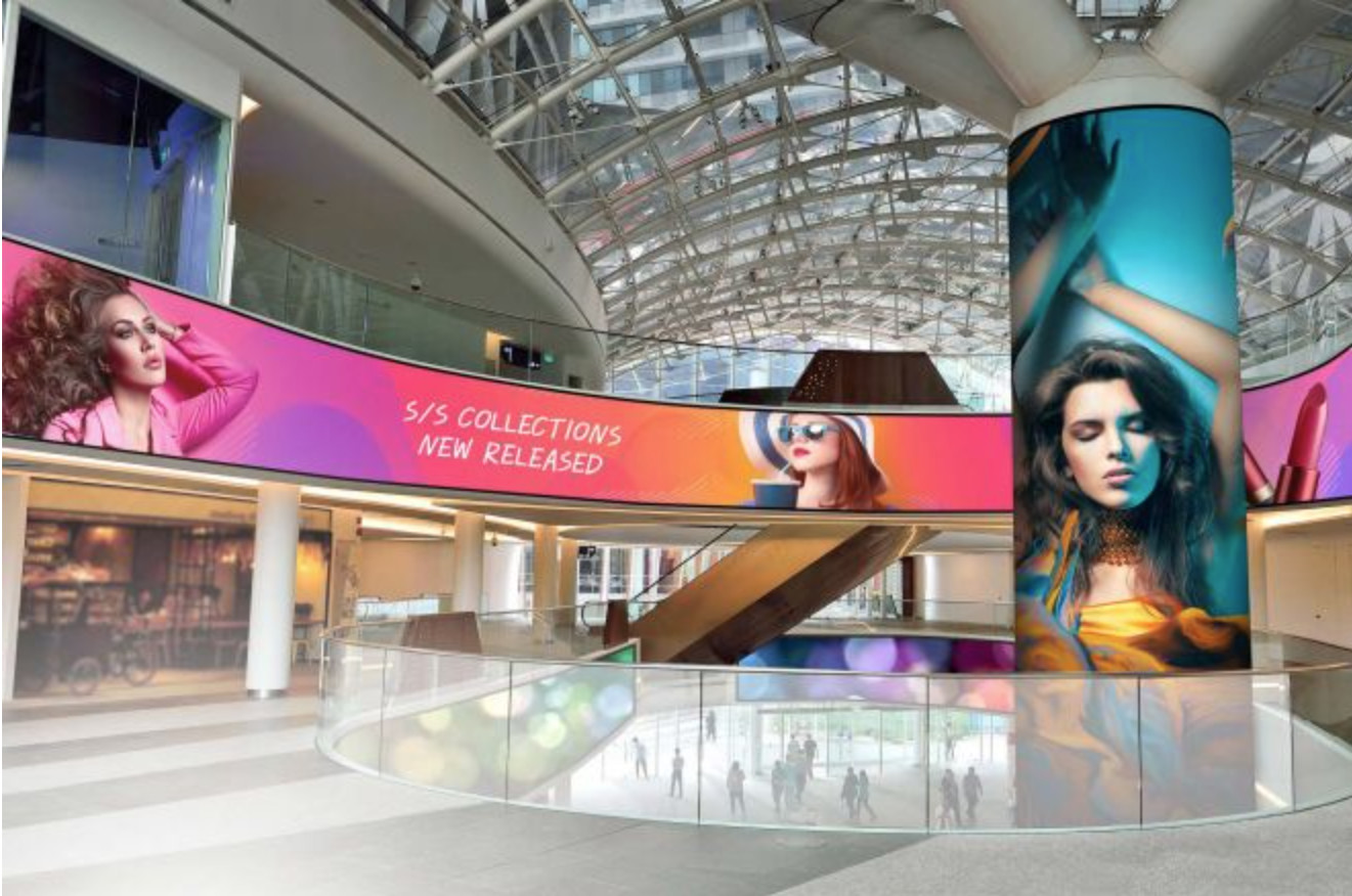 Flexible Led Screen Indoor Flexible LED Modules Under CUSTOMIZATION For A Ball, Cylinder LED Screen.