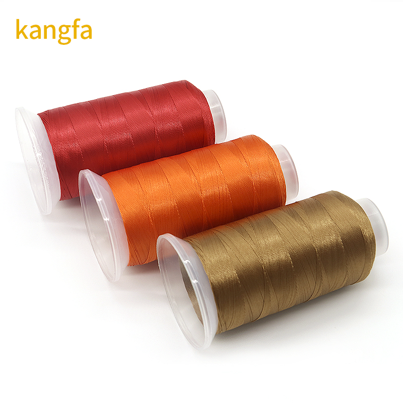 Pattern Dyed Strength 100% Polyester Sewing Thread for TEX70 250D/3 304 Colors
