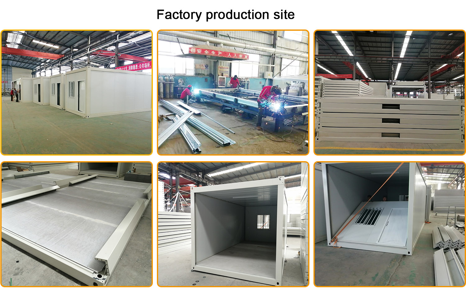 Steel Folding Container Prefab House for Store Apartment Hotel Engineering Hospital School