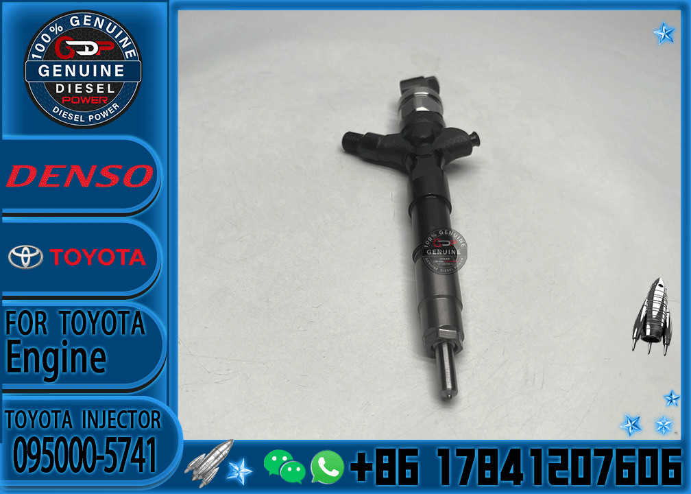 23670-30080 095000-5740 Common Rail Diesel fuel Injector 095000-5741 for Land cruiser Prado 3.0 D 1KD-FTV Prado J120