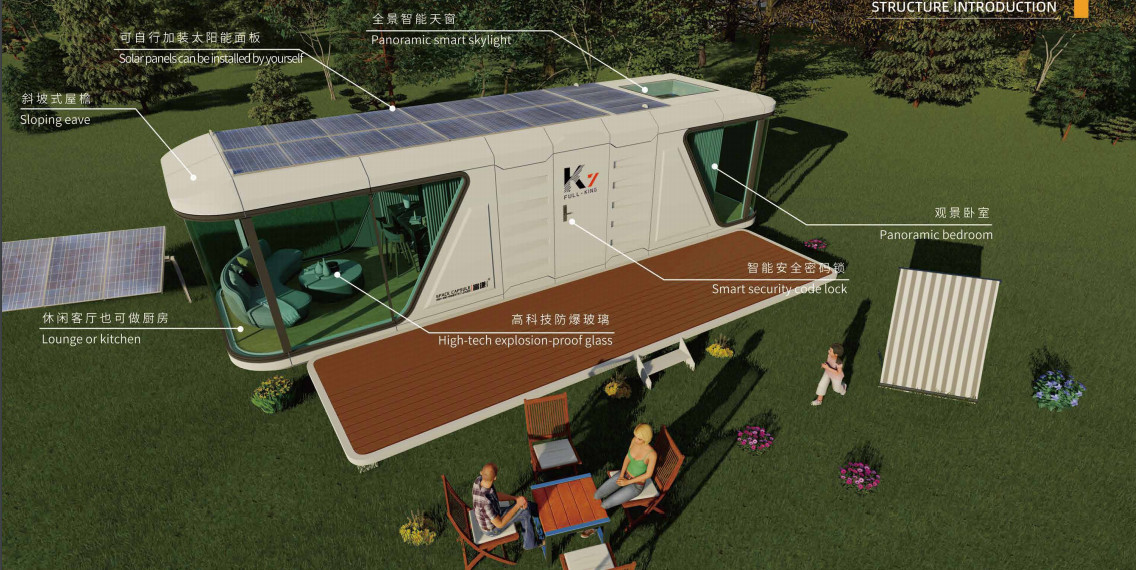 Space Capsule House for Cultural Tourism Real Estate Innovative and Sustainable Solution for Your Business