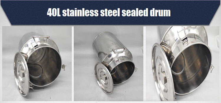40L Stainless Milk Pail polyurethane Spray Foam Insulation Barrels