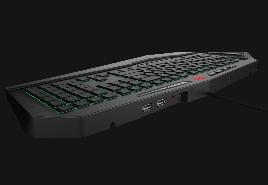 Backlit Mechanical Gaming Keyboard , 8 Macro Keys 4 Media Keys Blue Gaming Keyboard