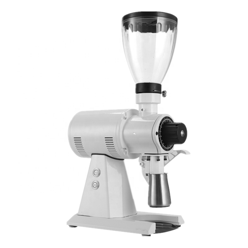 Electric Coffee Grinder Coffee Bean Grinding Machine with Flat Burrs ABS Housing