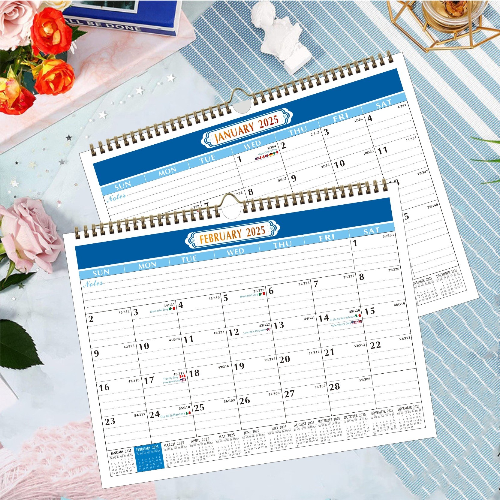 Paper Personalized Calendar Printing Customizable for Marketing Strategy