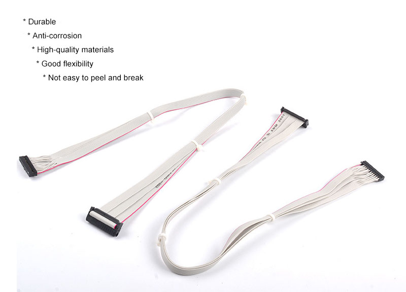 1.27mm Computer Ribbon Cable 300V 2.54 IDC 2 Pin-64 Pin Annealed Stranded