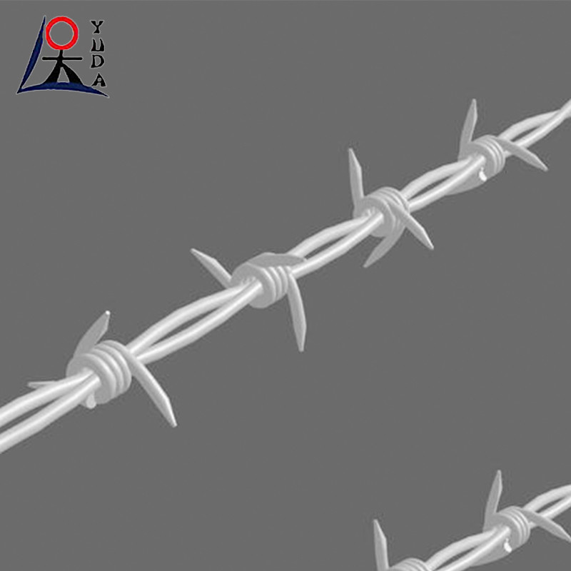 Single Strand Hot Dipped Galvanized Barbed Wire Barbed Iron Wire