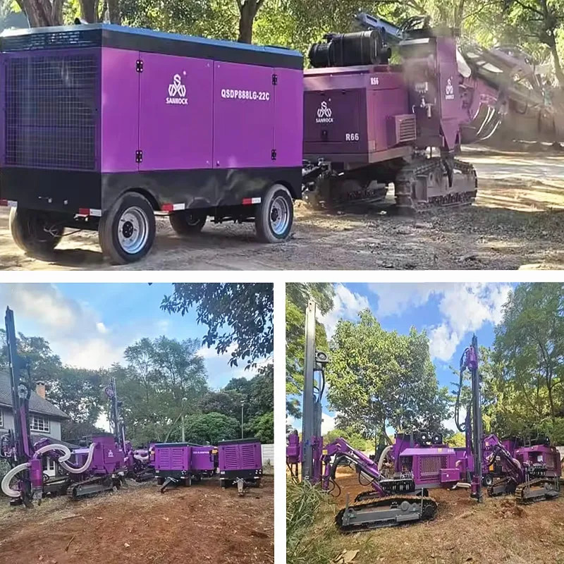 Borehole Core Drilling Rig SR200RC Reverse Circulation Drilling Rig Hydraulic RC Drilling Machine