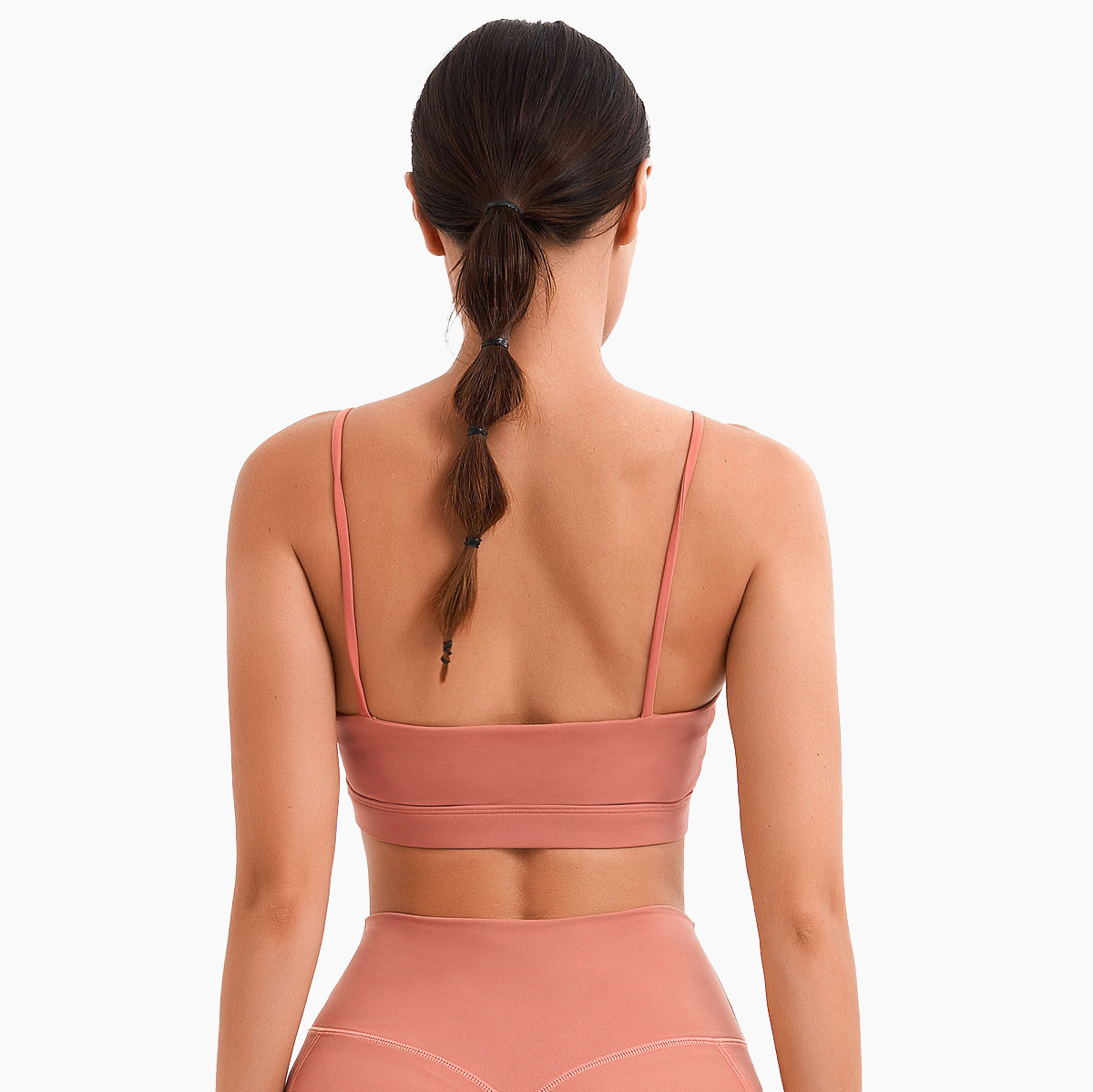XS-4XL Breathable Ladies Sports Bras Solid Gym Push Up Crop Tops For Running