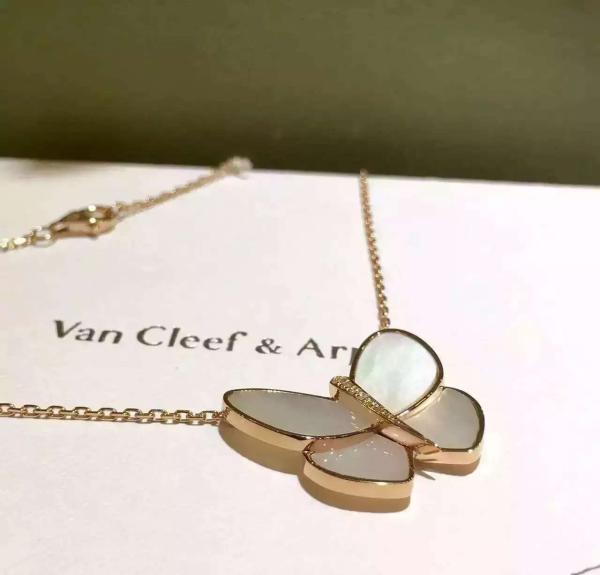 Wholesale Van Cleef & Arpels Butterfly Necklace18K Yellow Gold Necklace