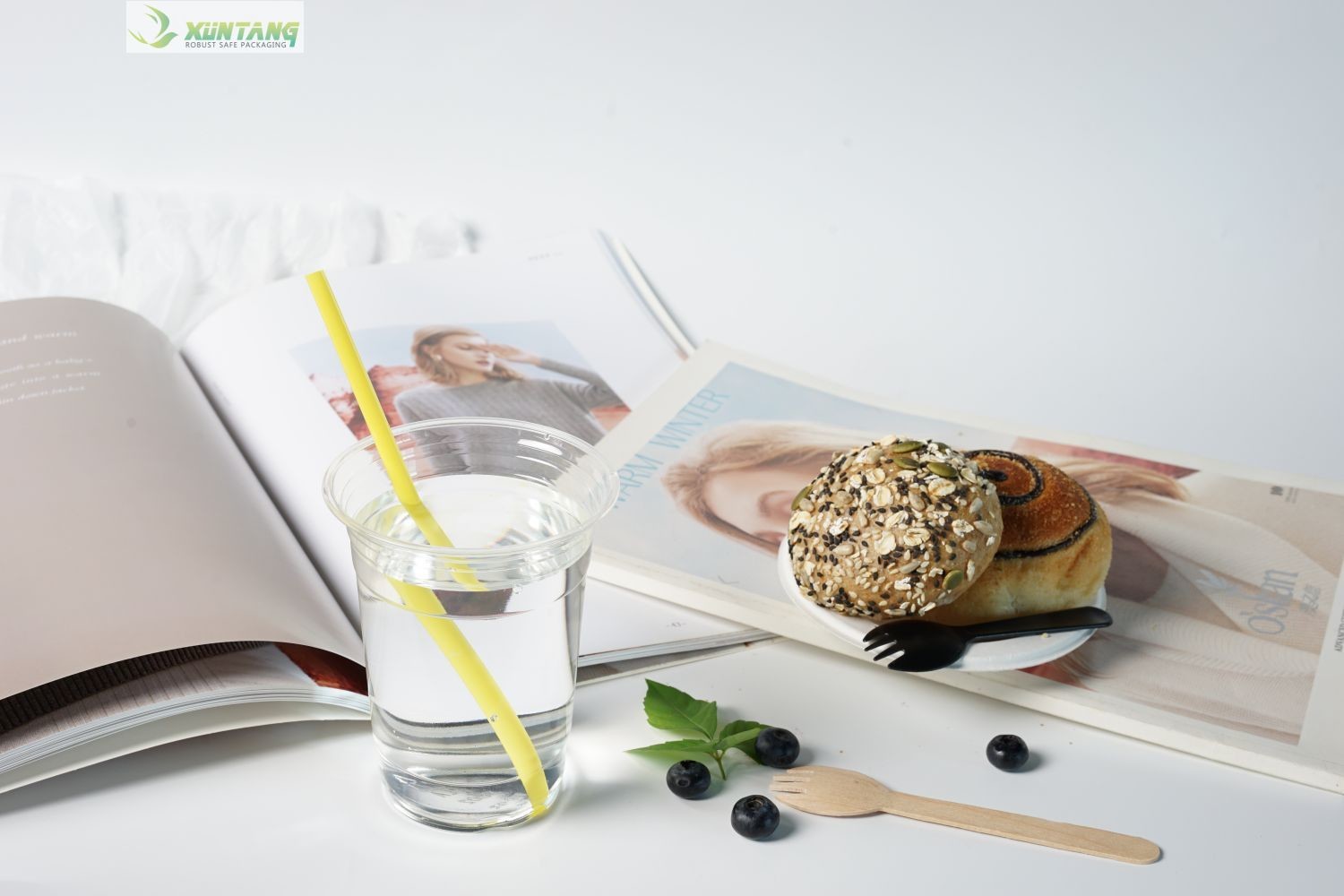 Disposable 100% Compostable Straws Environmentally Friendly