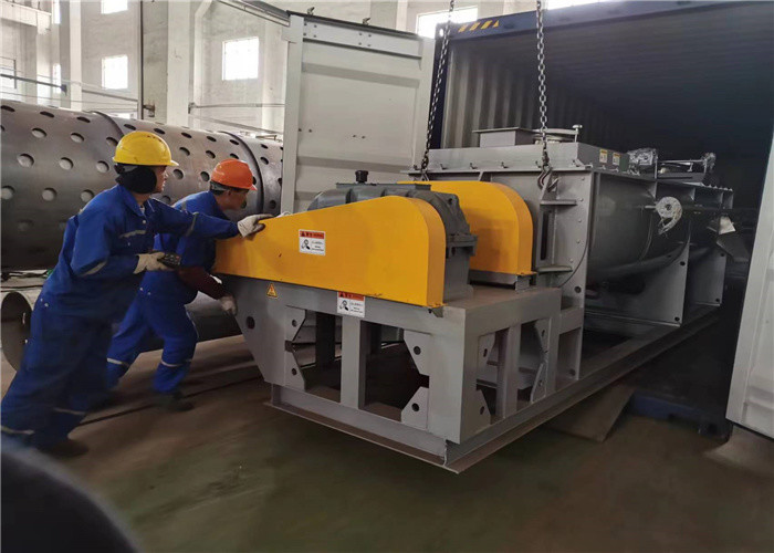 Hollow Steam Heating Paddle Dryer With 0.06-9.46m3 Volume For Large Capacity