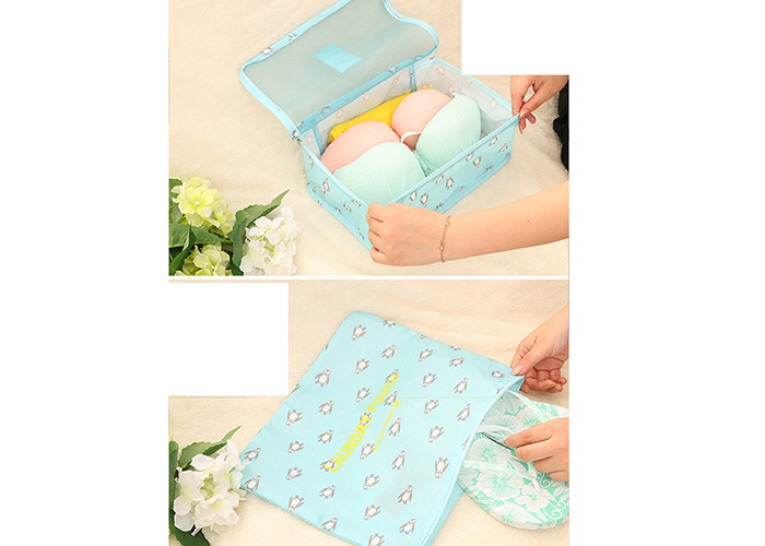 Cartoon travel storage bag 6pcs set luggage sorting sub-bags clothing travel bag