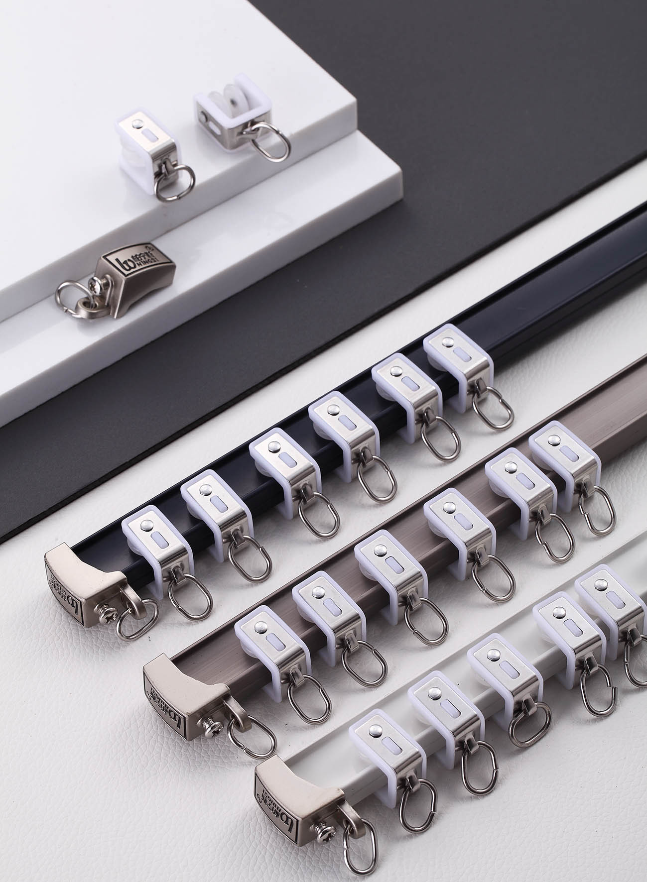 10mm*25mm 6m Length Bendable Curtain Track Flexible Curtain Rail Strong Bearing