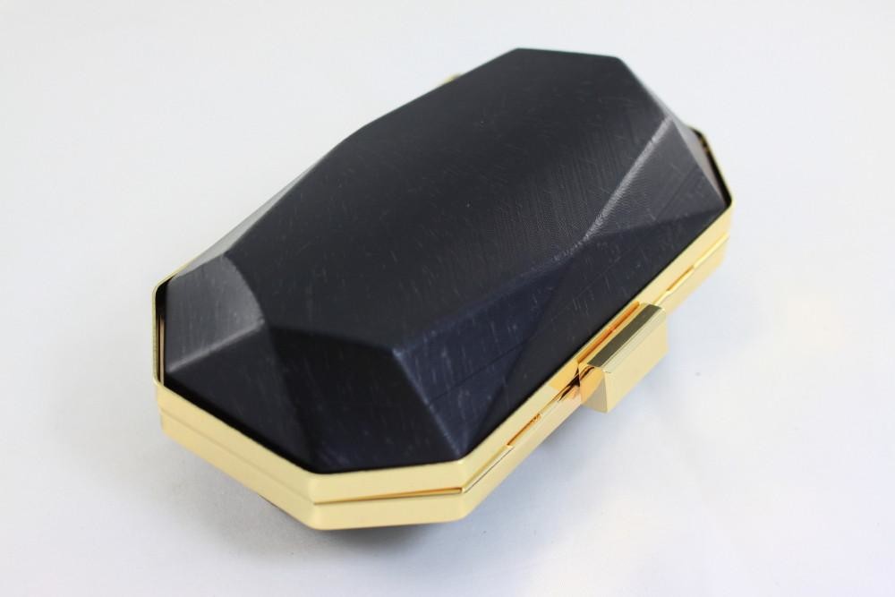 OEM ODM Polygon Metal Plastic Box Clutch Frames