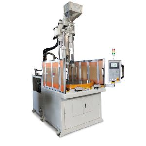 High Efficiency Auto Parts Making Machine 55Ton Vertical Rotary Injection