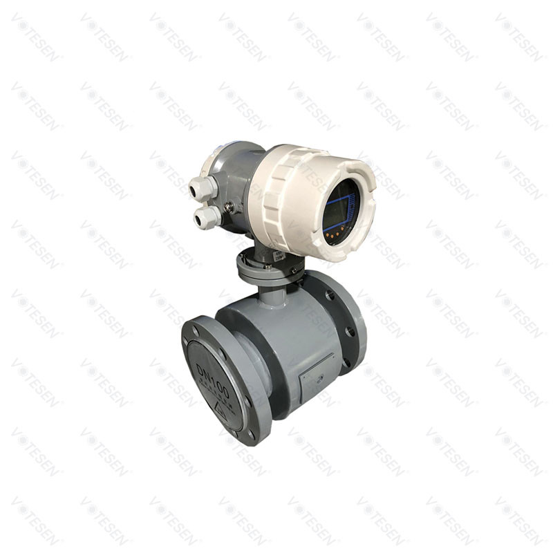 4~20mA IP68 Electromagnetic Flow Meter Conductive Liquid Medium