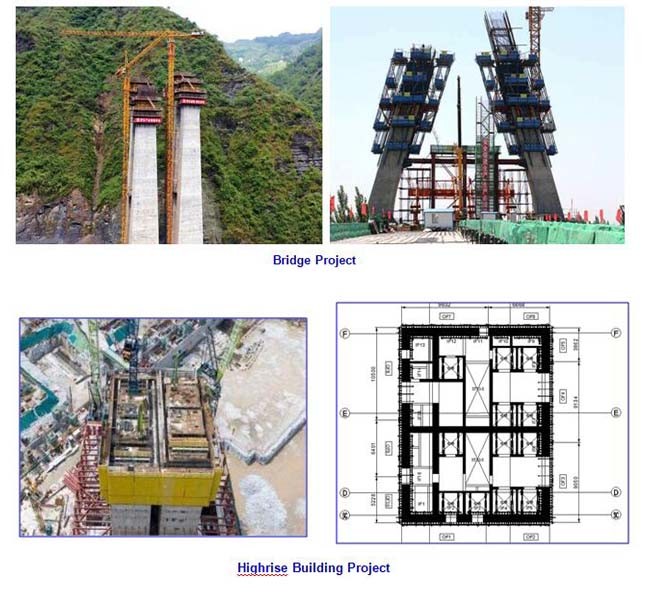 Modular Automatic Climbing Formwork , Auto Climbing System For High Rise Building