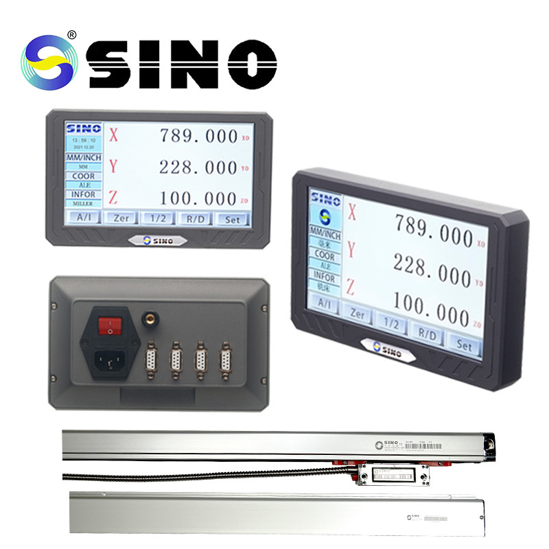 3 Axis LCD Digital Readout Kits SDS200s DRO Display 0.005mm Grating Linear Scale Encoder