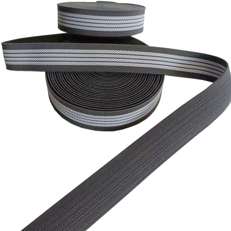 Woven Rubber Non Slip Elastic Band For Sports Fitness Resistance