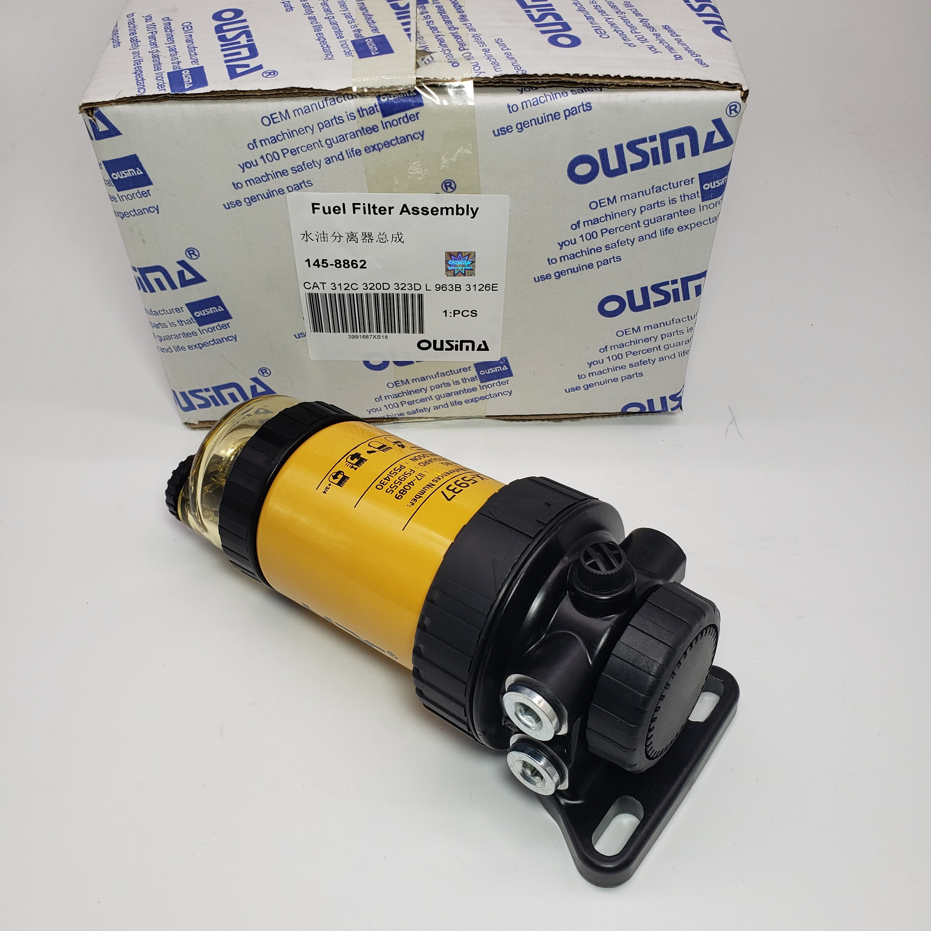 145-8862 1458862 Filter Assembly Water Separator For CAT 3116 311C 312C 315C 318C 320C