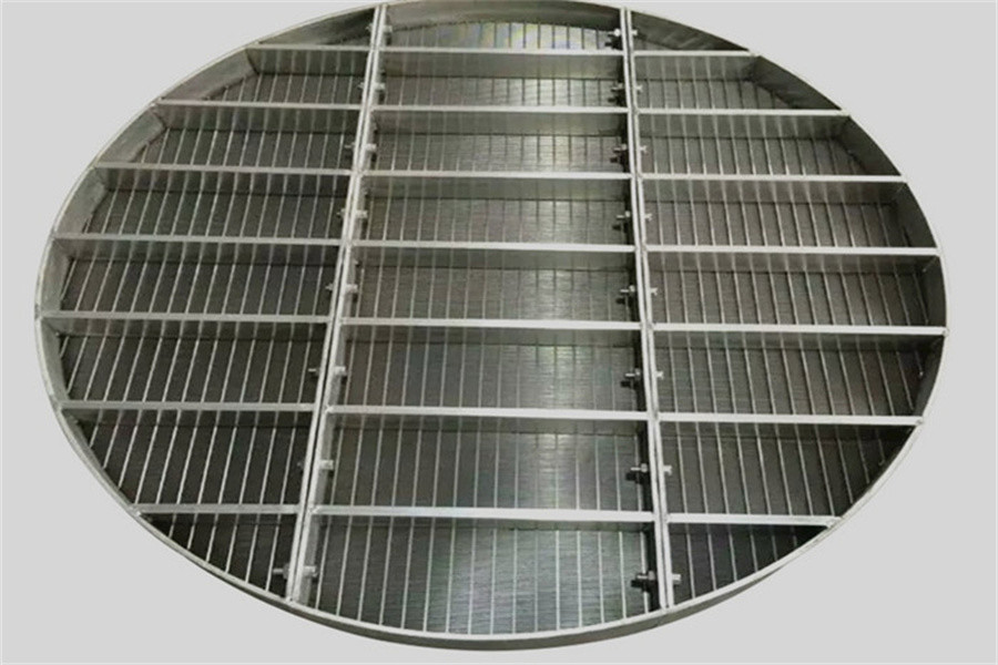 Diameter 1250mm X Slot 0.5mm Joint Type Wedge Wire Support Grids For Ion Exchangers