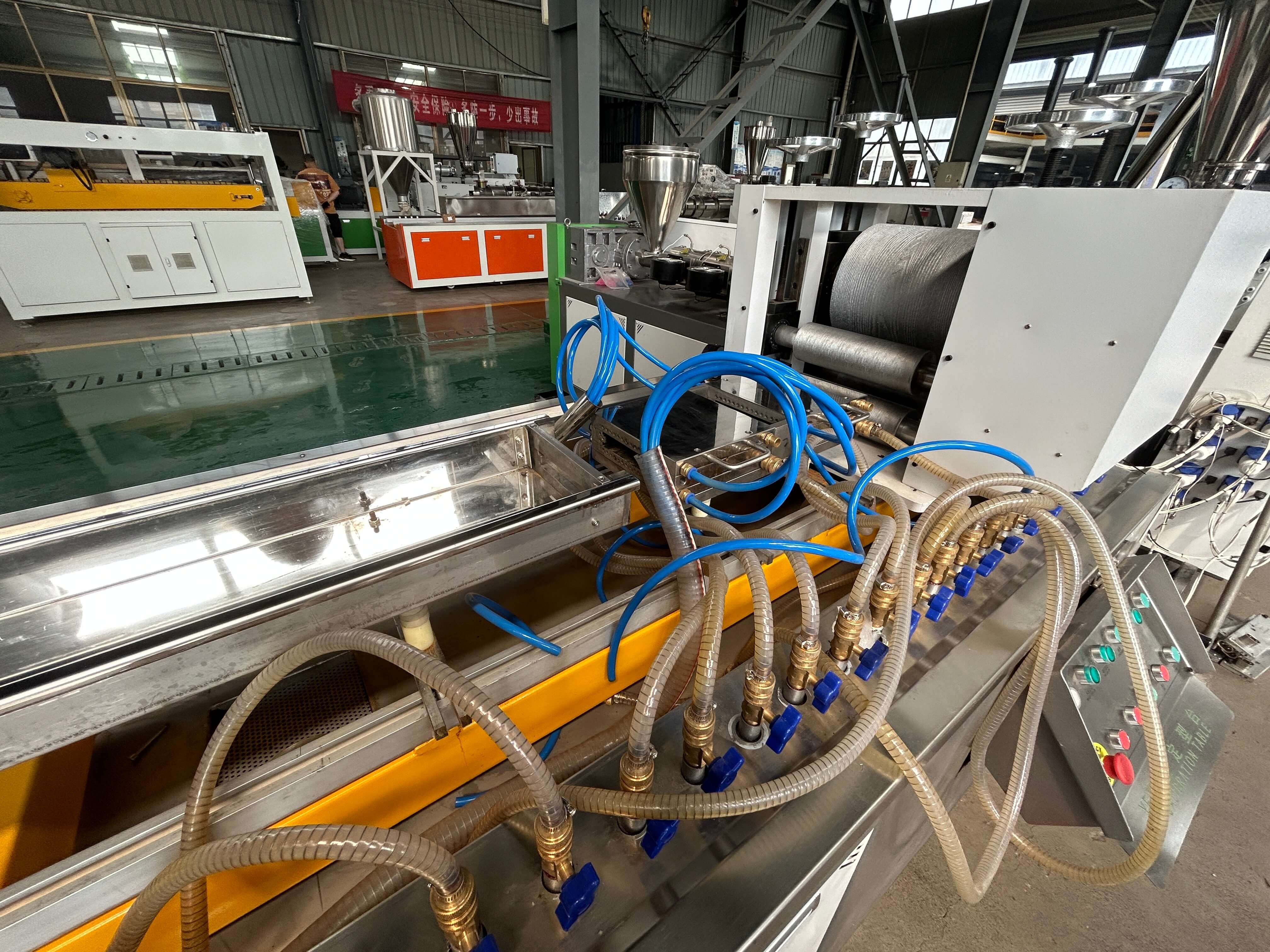 Double Layer WPC Profile Extrusion Line High Capacity 37KW
