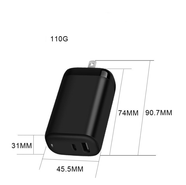 PPS 45W GaN Fast Charger 65W USB C Power Adapter 1Port