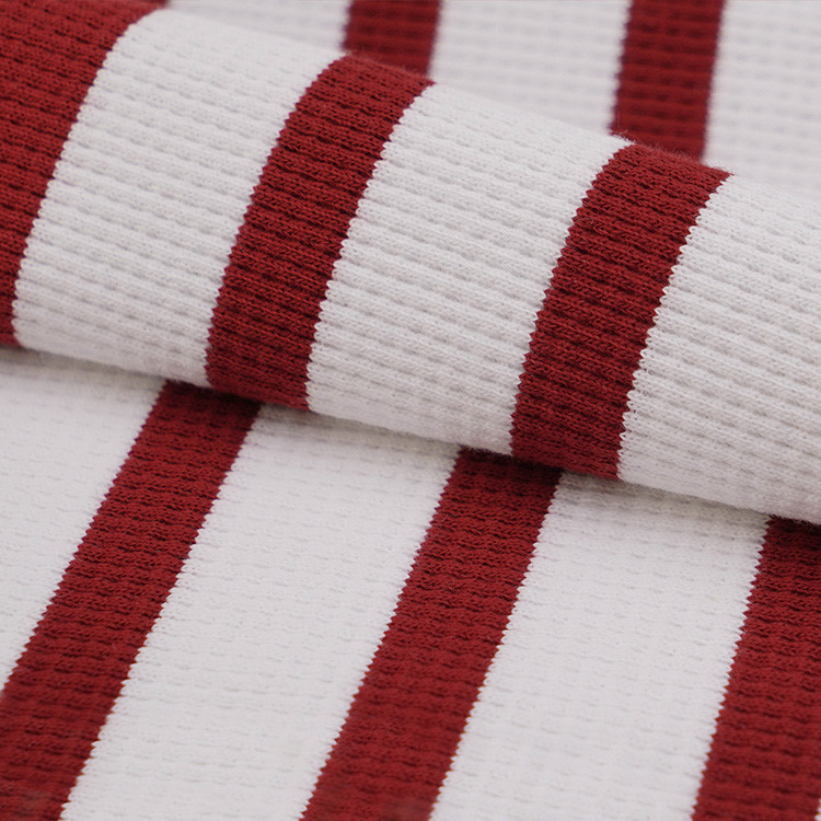 Skin-Friendly Comfortable And Moisture-Absorbent Striped Knit Fabric For Sportswear
