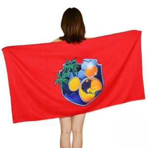 China 300gsm Polyester Beach Towels Microfiber Quick Dry Towels Beach on sale