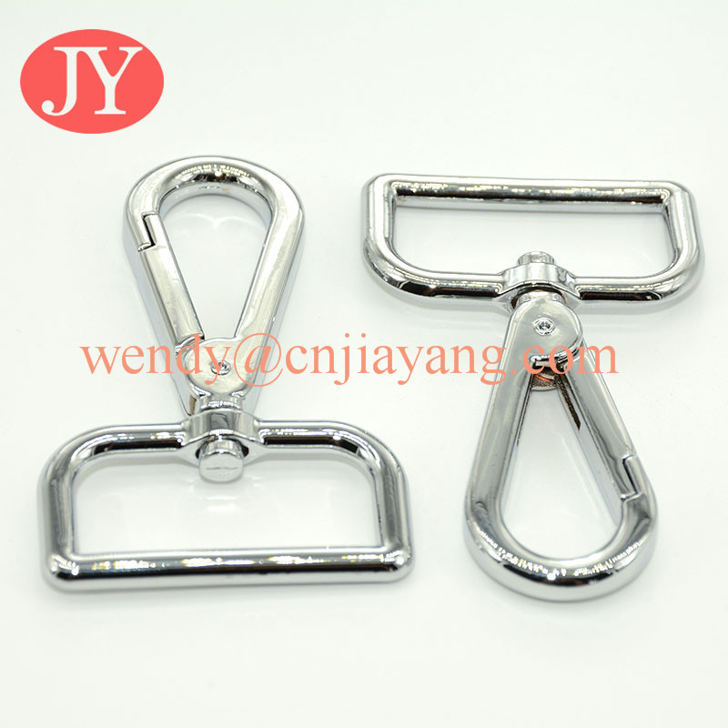 jiayang Solid Shiny Gold Metal Dog Swivel Hooks Metal Snap Hooks For Bag