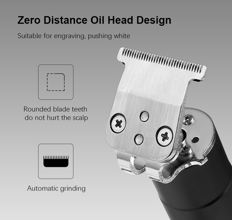 Li Ion Battery Professional Barber Shop Hair Clippers 100v-240v Electric Trimmer