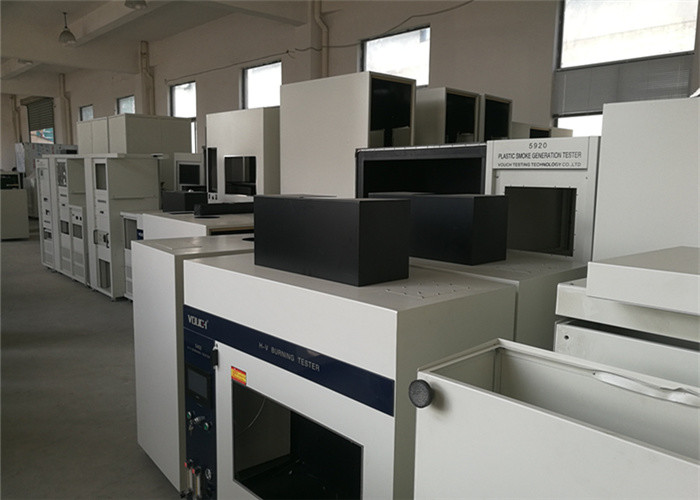Flame Spread Vertical Flame Test Chamber , Garment Textile Testing Equipments