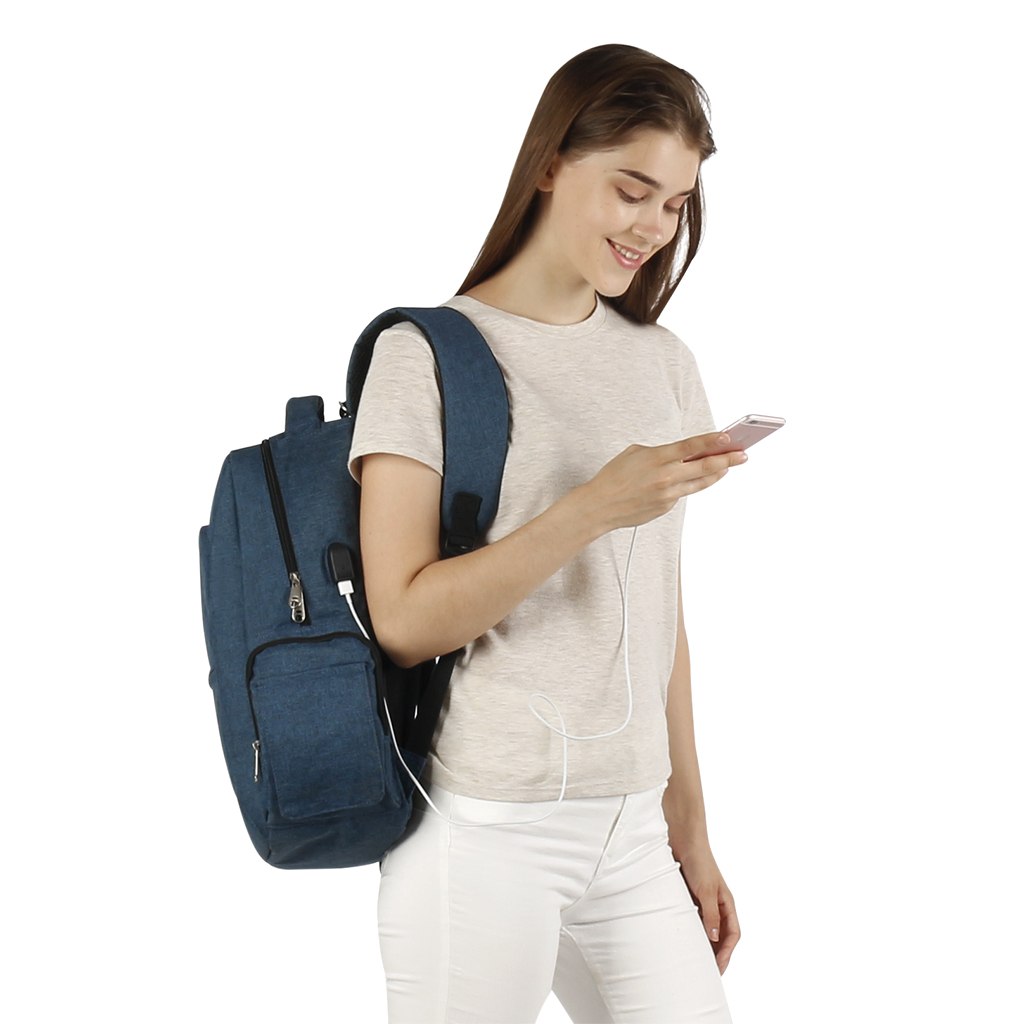 Oxford Diaper Travel Pouch Bag Backpack With Usb Charging Port 0.9kg