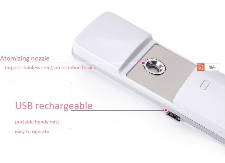 Nano Facial Mister Portable Mini Face Mist Handy Sprayer Atomization Cool Facial Steamer